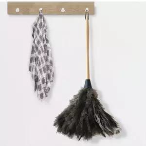 타조털 먼지털이 청소솔 브러쉬 깃털 먼지제거기 총채 청소솔 먼지제거기 총채