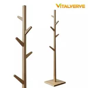 미로 소나무원목 스탠드 옷걸이 행거 원목행거 스탠드행거 옷걸이행거 원목옷걸이