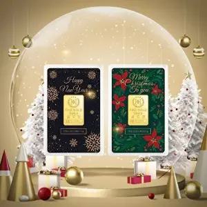 [골드앤][골드앤]골드앤 24K 홀리데이 골드바 세트(0.1g+0.1g)*황금특가*