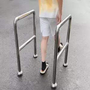 충돌방지 가드레일 차단기 도로충돌 차단봉 보호 201형형-102x1000x300 스틸