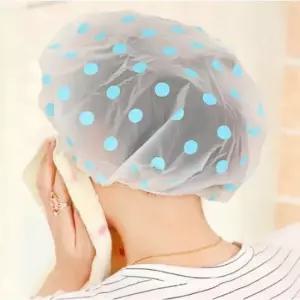 샴푸캡 살롱 샤워캡 모자 목욕 도트 헤어캡 방수 욕실 목욕 샤워캡