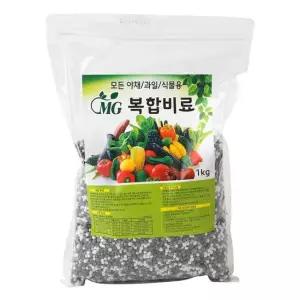 디디샵 복합 비료 1kg 텃밭 유기질 복합비료 비료 밑거름 추비 고추 토마토 요소 풍농