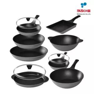 [키친아트] 그레이 티타늄 프라이팬 궁중팬 계란말이팬 캐서롤 20cm/24cm/26cm/28cm/30cm/32cm