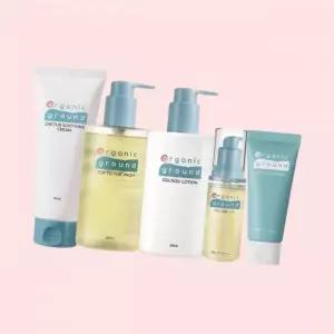 오가닉그라운드 순한 유기농 자연유래 아기 스킨케어 5종 세트 워시+로션+오일+수딩+고보습크림 4312404