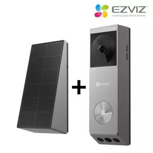 이지비즈 EP3X PRO 듀얼 렌즈 실외용 보안 방범 IP65 태양광 충전 스마트 도어벨