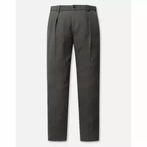 [하프클럽/티아이포맨]체크 배색 팬츠 뉴스탠다드_M216MPT751M