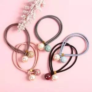 [하프클럽/]스크런치 여자머리끈 머리고무줄 헤어슈슈 머리끈