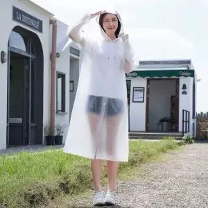 [하프클럽/]EVA 코트형 우비 휴대용 우의 성인용 프리사이즈