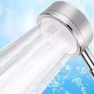 (원형) 수압상승 고급 스텐 샤워기 헤드/수압/상승/사워기/해드/고압/샤워/욕실/강력/사워/가정/교체용