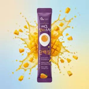 청라상회 고단백 계란젤리 에그젤리스틱 망고맛 아연 멀티비타민 프로틴 간식