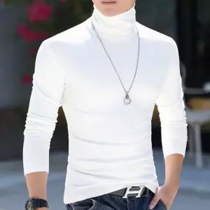 JRNGLTX004 빅 사이즈 봄가을 머슬핏 겨울 목폴라 티셔츠