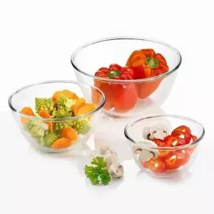 시맥스 믹싱볼 내열 유리믹싱볼 3P세트 0.5 1.3 2.5L) 반죽 나물 무침