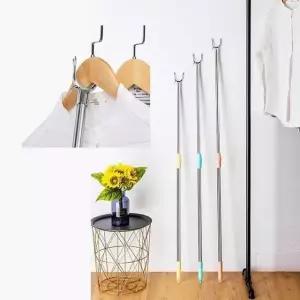 스텐 옷걸이 스틱 긴급 장대 코트옷걸이 (WFIMJBH)