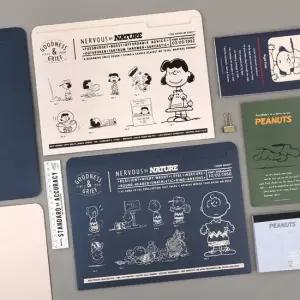 피너츠 스누피 75주년 페이퍼파일 2 option)