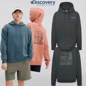 [롯데백화점]디스커버리익스페디션 25년 남성 여성 남여공용 빈티지 워싱 후드티 DXHD38051