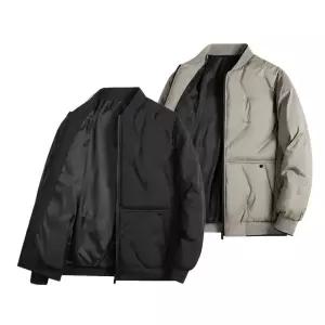 블루종항공패딩자켓 집업자켓 점퍼 블루종 패딩점퍼 용 집업 롱 블루종 자켓 항공 외투 잠바 패딩 남자