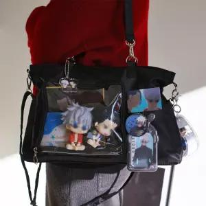 투웨이 토트 이타백 투명 보부상 덕질가방 굿즈 콘서트가방 크로스 발레코어 숄더백