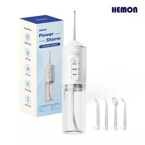 헤몬 파워스톰 무선 저소음 구강세정기 휴대용 치간 칫솔 초강력 치아 세정기