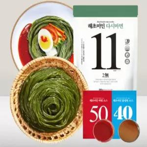 [해초미인] 해초미인 다시마면 25개 + 비빔소스 15개 + 물냉면소스 10개