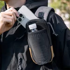 핸드폰 물병 파우치 캐주얼 백팩 카라비너 부착형