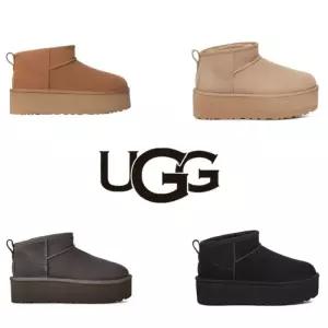 [백화점정품] 26년NEW 어그 UGG 공식[WOMEN]스웨이드 레더 미니 플랫폼 부츠 (클래식 울트라 플랫폼) 4종