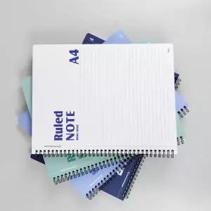 [아이비스]11794 4000 A4스프링노트 색상 4종혼합 4개입