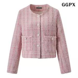 택가 159,000원 [GGPX]러블리 라운드 진주 버튼 트위드 자켓 (GQAJK003D)