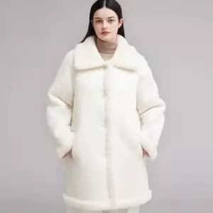 타임특가 [드피엘] 천연양모 리버시블코트 (F21)