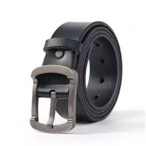 남성벨트 포스맨 핀버클 소가죽 벨트 블랙) 캐주얼 정장벨트 남성벨트 가죽벨트