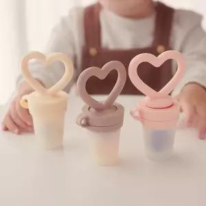 퍼기 하트 실리콘 과즙망