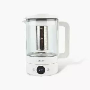 온더랩 내열유리 보온 분유 전기 주전자 티포트