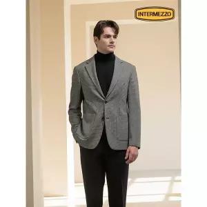 [하프클럽/인터메조]25FW 울 블렌디드 자켓 그레이 IMFFMBZ105