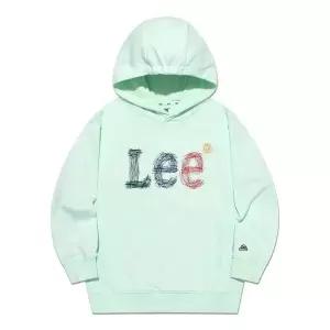 [LEE]키즈 크레용 로고 루즈핏 후드티 민트 LK2501HD03MI 707828