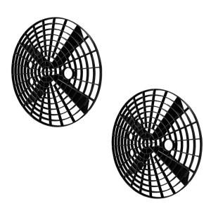 VCYOPN 2PCS 세차 버킷 삽입 자동 세척 그릿 트랩 필터는 먼지와 이물질을 제거하고 자동차 먼지 보호대 디 링 및 청소 도구는 직경 12인치 또는 3 5갤런 블랙 에 맞습니다