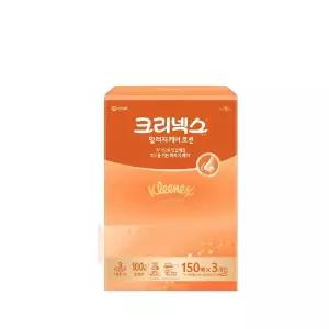 크리넥스 알러지 케어 로션 갑티슈 150매 X 3개입 X 1EA 국내생산