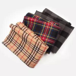 한일합섬 아크릴 원단 기모 체크 무릎 항공 차량 담요 타탄체크 홈패션