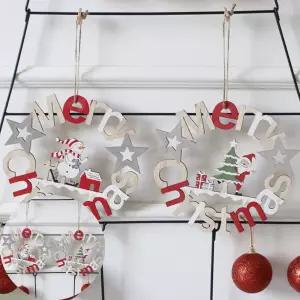 크리스마스집꾸미기 크리스마스 리스장식 트리 걸이 장식 분위기 꾸미기