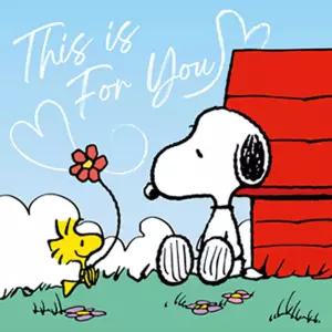 DIY 피너츠 스누피 고백 25X25 캔버스 그림그리기 페인팅