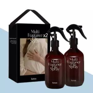 헤트라스 멀티 스프레이 대용량 300ml 2개 선물세트 섬유향수 룸스프레이 퓨어런드리향