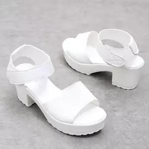 통굽샌들 키높이 발목스트랩 패션샌들 발편한신발 발편한샌들어른샌들 발편한구두