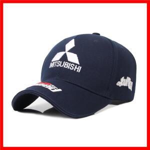 자동차 랠리 야구 모자 미쓰비시 배지 용 코튼 수 놓은 스냅 백 야외 오프로드 F1 레이싱 모자 남여 비즈니