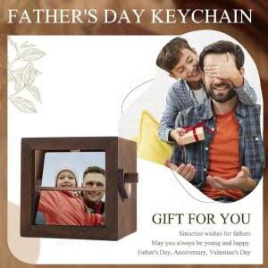 플립 프레임 핸드 앨범 커플 남성 사진액자 발렌타인 상자 데이 Wood 미니