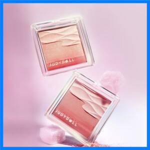 주디돌 듀얼톤 워터 새틴 피니쉬 투명 웨이브 패턴 블러쉬 팔레트 화장품 뷰티 워터 파우더 블러쉬 메이크