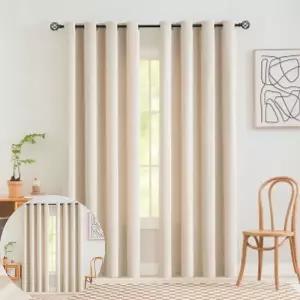 수면커튼 트왈라잇 아일릿 암막커튼 2장 복층 베란다 베이지