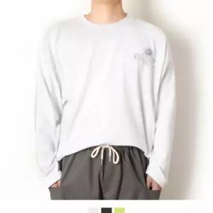 커플시밀러룩 워싱턴로고 오버 커플맨투맨