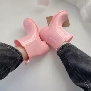 3컬러 소프트 에나멜 장화 여성용 레인부츠 패션장화 장마철 방수