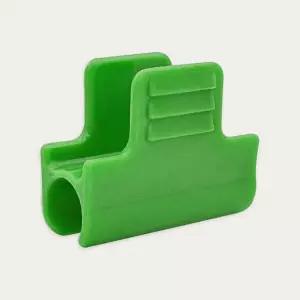 비닐하우스 파이프 고정 클립 16mm 10개입 농사용 집게 그린