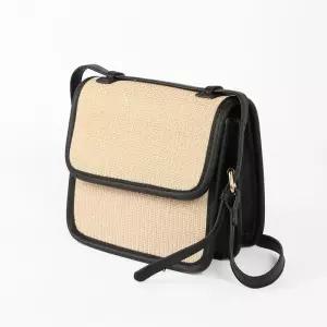 라움샵 앨리샤 라탄 크로스백 라탄백 블랙 미니