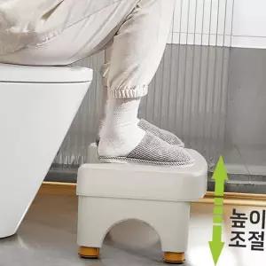 변기 기발 받침대 접이식 쾌변 화장실 높이 조절 변기 기발 받침 배변 미끄럼 다용도 휴대용 안정감 어린이