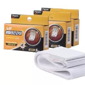 노런 천장 3개 5매입 왕파리 파리끈끈이 모기잡기 파리잡기 끈끈이 파리잡이 부착형